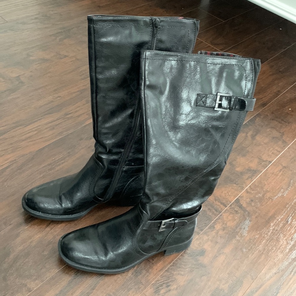 Yuu riding boots, Black, size 8